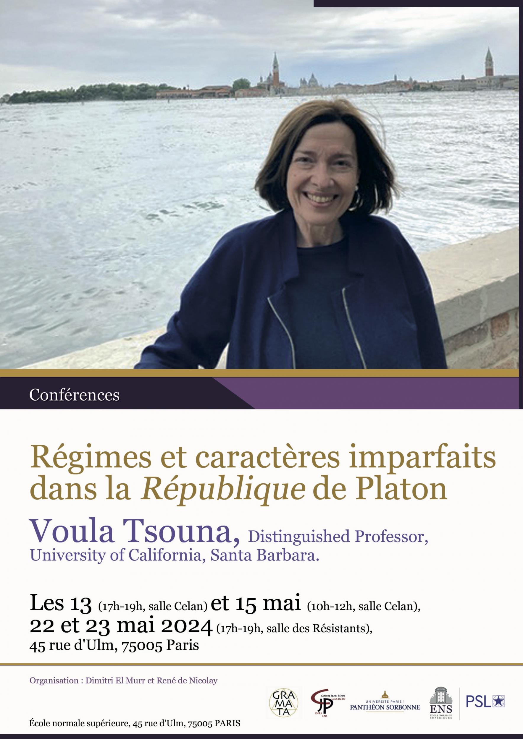 Professor Tsouna Lecture Series on Plato's Republic at the Ecole Normale Superieure in Paris article image