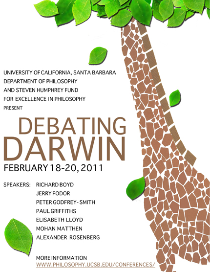  Debating Darwin: Philosophical Issues in Evolution and Natural Selection Event Image